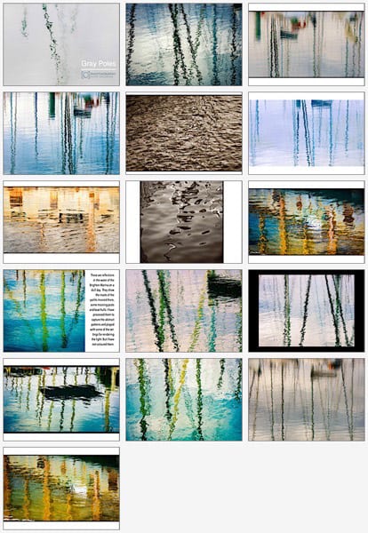 Pages from the Gray Poles photo-book