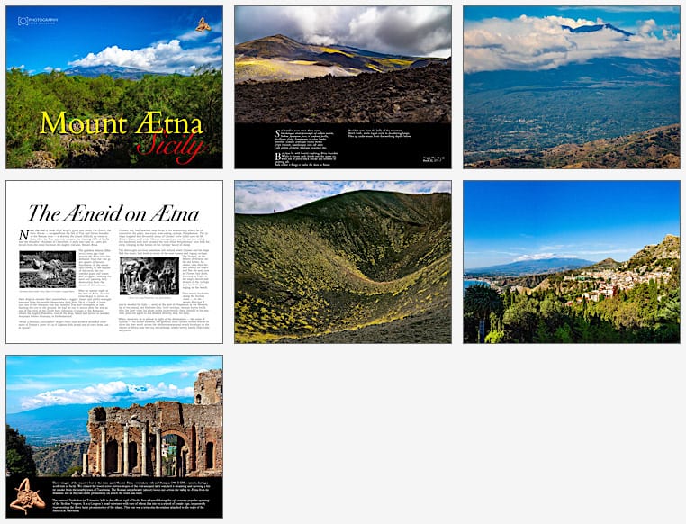 Pages from the Mount Aetna photo-book