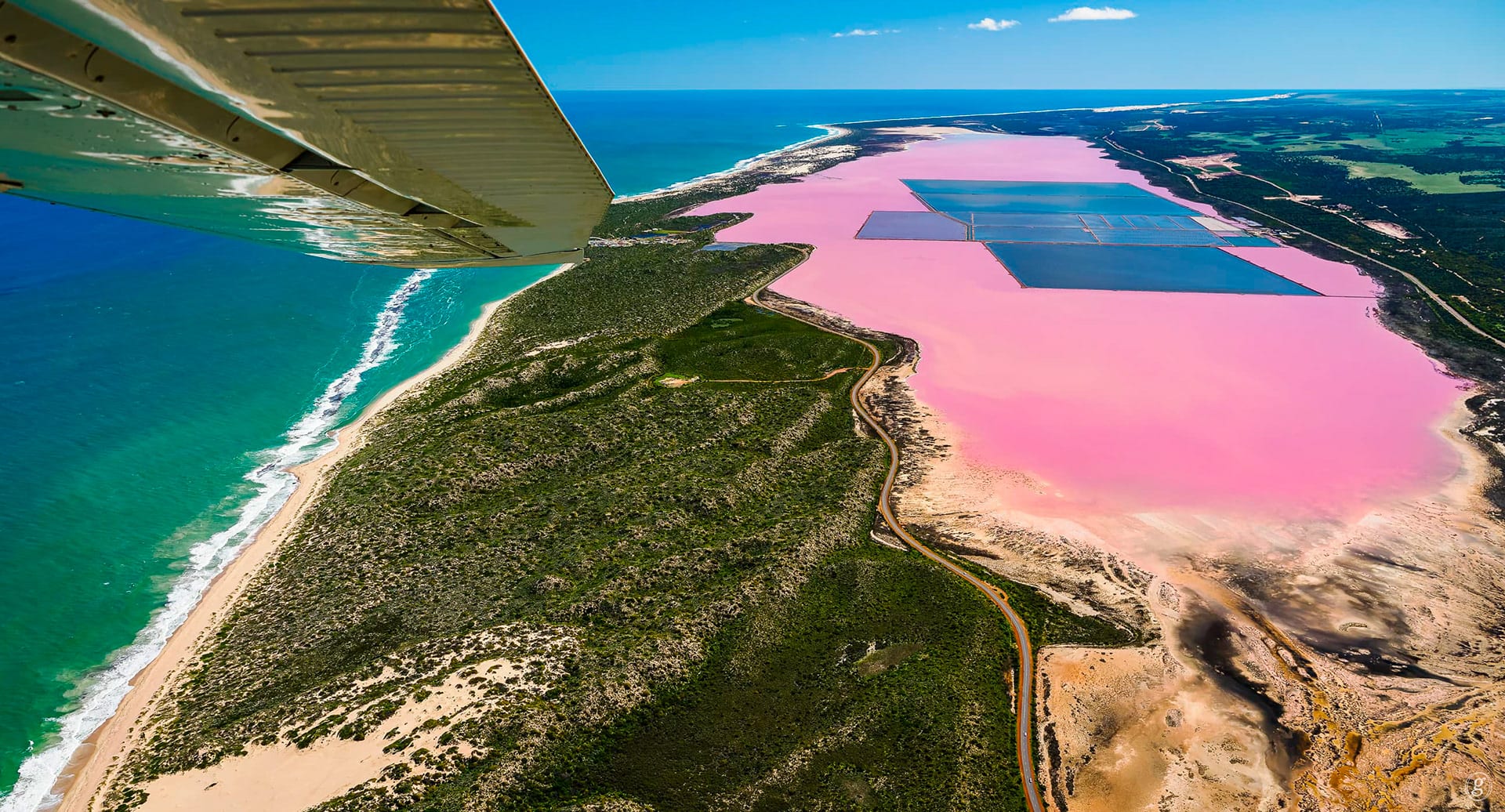 The Pink Lake, near Esperance, WA