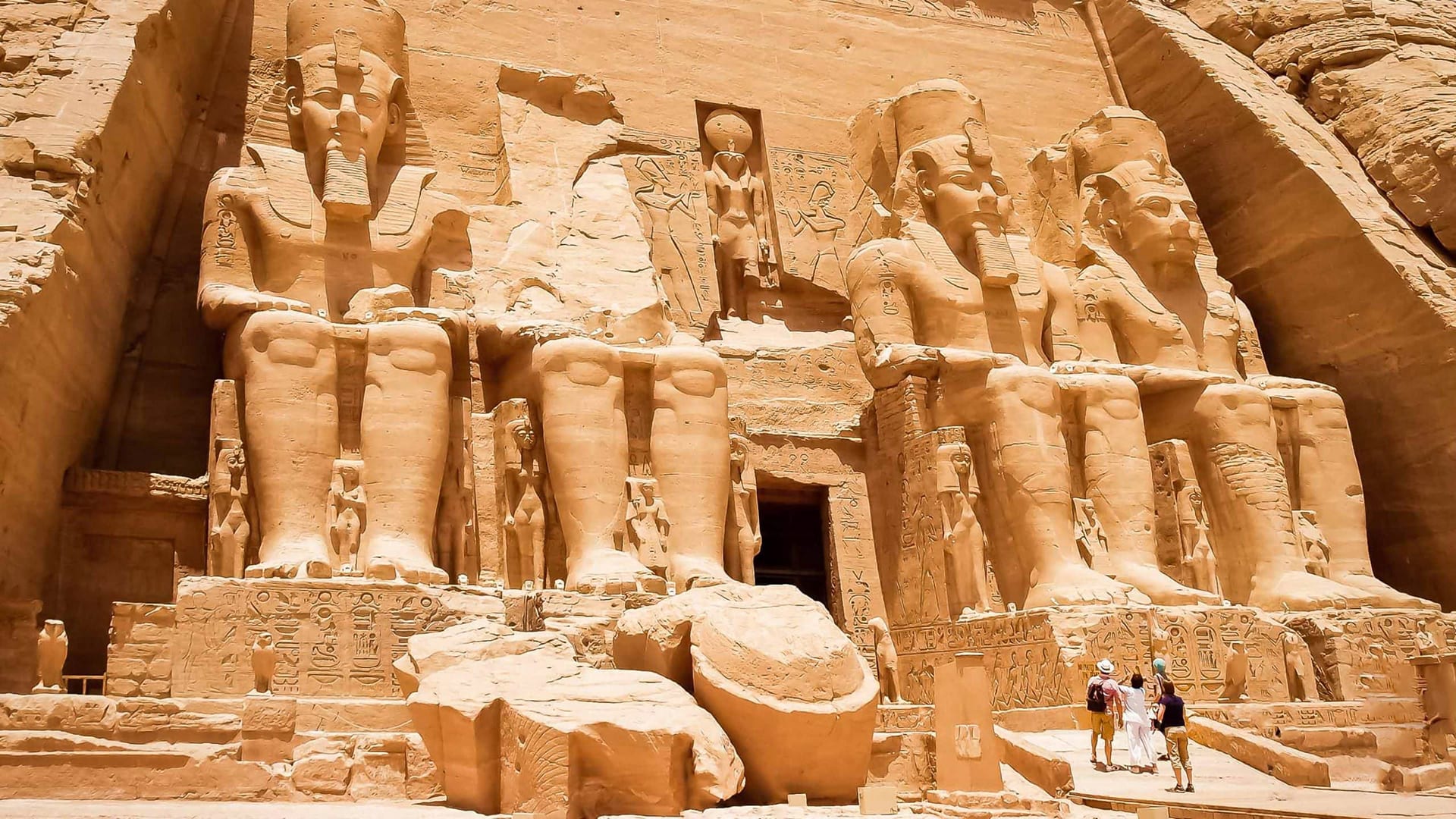Temple art on the Nile