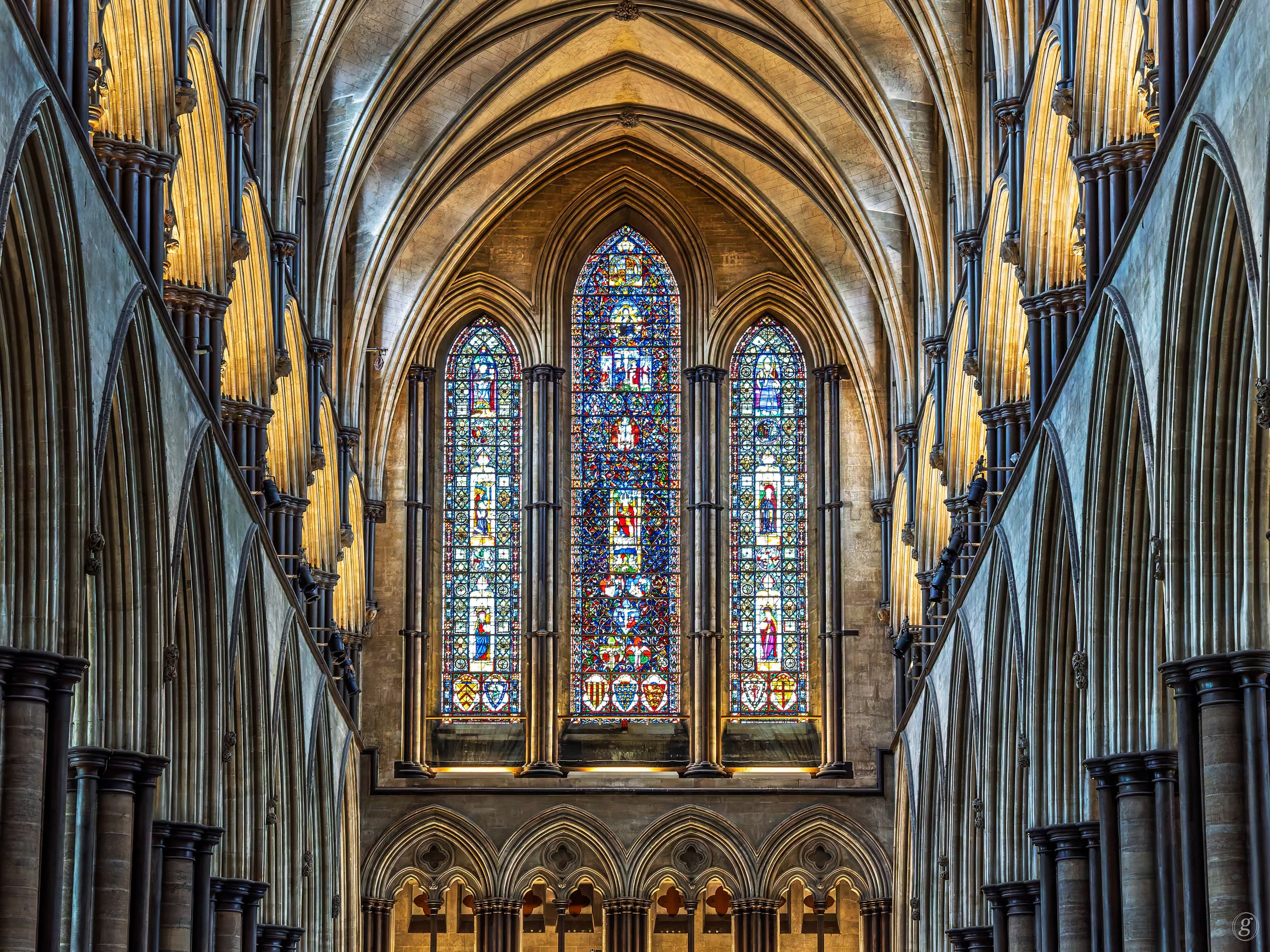 Western window of Salisbury Cathedral