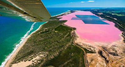 The Pink Lake, West Australia