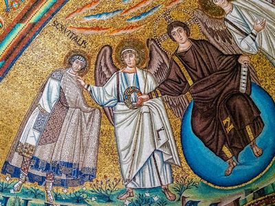 Barcelona, Early  Byzantine Mosaics of San-Vitale